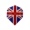 Phi tiêu dọc và ngang độc quyền Mẫu cờ Anh Mỹ Phi tiêu phụ kiện Phi tiêu hàng tiêu dùng 0,5 nhân dân tệ - Darts / Table football / Giải trí trong nhà
