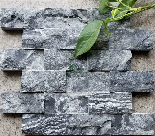 Черная мраморная трехмерная современная мозаика, ископаемые