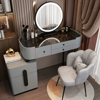 Черный разгр 100 черного стеклянного таблица+два шкафа+умное зеркало+лепесток