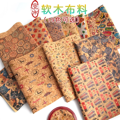 DIY CORK FOOD LINE LINE натуральная дубовая ткань мозаика