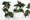 Mô phỏng hoa nho xanh lá thường xuân treo tường cây xanh hoa nho dây leo điều hòa không khí cống ống trang trí mây - Hoa nhân tạo / Cây / Trái cây