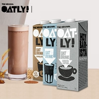 Oatly Oatmeal Coffee Master Latte Coffee Partner Завтрак с молочным зерном напитки без добавления сахара с низким содержанием жира 1 л.