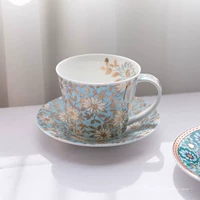 Кофейная чайная чашка, подарочная коробка, (в наличии на складе), в цветочек, 350 мл