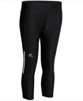 Комбинезон, эластичные дышащие быстросохнущие черные спортивные штаны для спортзала, в обтяжку, для бега