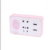 Симпатичный розовый двойной USB+Broken Blind Night Lights