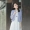 17QDM-052 【青 轩】 2018 mùa xuân ấm Wenyi V-cổ một từ khóa xoắn đan áo nịt áo khoác len mỏng