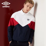 UMBRO yinbao 2019 áo len mới mùa xuân không mũ có màu thời trang phù hợp với áo gió thể thao thông thường - Áo gió thể thao