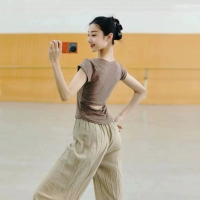 Современный летний классический этнический танцующий жакет для йоги, короткий рукав