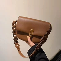 Модная ретро сумка через плечо, универсальная брендовая небольшая дизайнерская сумка на одно плечо, коллекция 2021