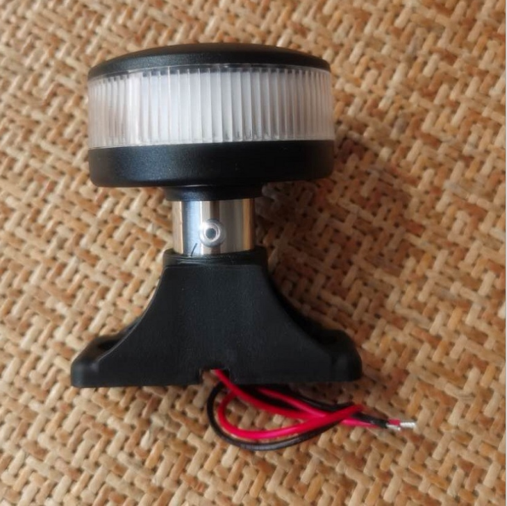 Navigation light, LED yacht, 2v, 5W, 70mm, clips included