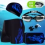 Bộ đồ bơi nam đầy đủ bộ đồ bơi nam co giãn cao cung cấp kính thời trang nam mũ bơi đặt thiết bị đồ bơi - Nam bơi đầm quần bơi trẻ em nam