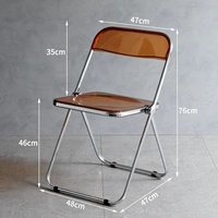 Прозрачная таблица, поддерживающая прозрачный чайный стул [супер сильный