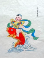 Молодежная живопись Tianjin Yangliu богата и богата по размеру.
