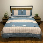 Chăn bông denim twill ba bông tấm bông chần kang tatami giường mat trong những bụi che - Trải giường