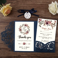 Синяя текстовая модель печати (10 копий из них)