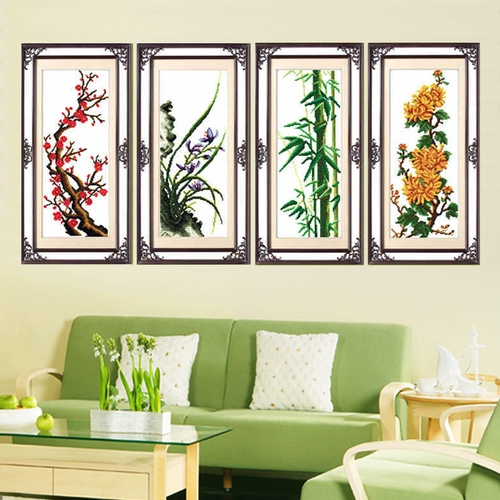 Meilan Bamboo Chrysanthemum Crossing 2023 Новая линейная вышива