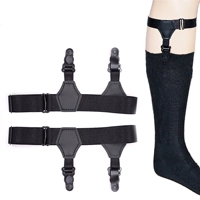 Của nam giới garter thời trang đôi khóa hoist khóa vớ vớ chống trượt clip dây điều chỉnh garter belt dây nịt chân