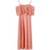 [Giá mới 139 nhân dân tệ] 2018 mùa hè dây đeo đầm off-vai đầm voan cổ tích nhẹ nhàng váy thắt lưng đầm nhung dự tiệc Sản phẩm HOT