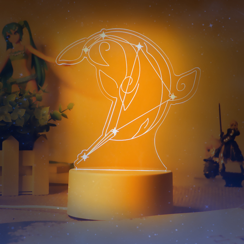 The Seat Of Destiny: The Son Of The Whalequadratic element primary god periphery game Zhong Li Wendy mountain elf Young master bedroom Bedside Plug in Desk lamp originality gift Night light
