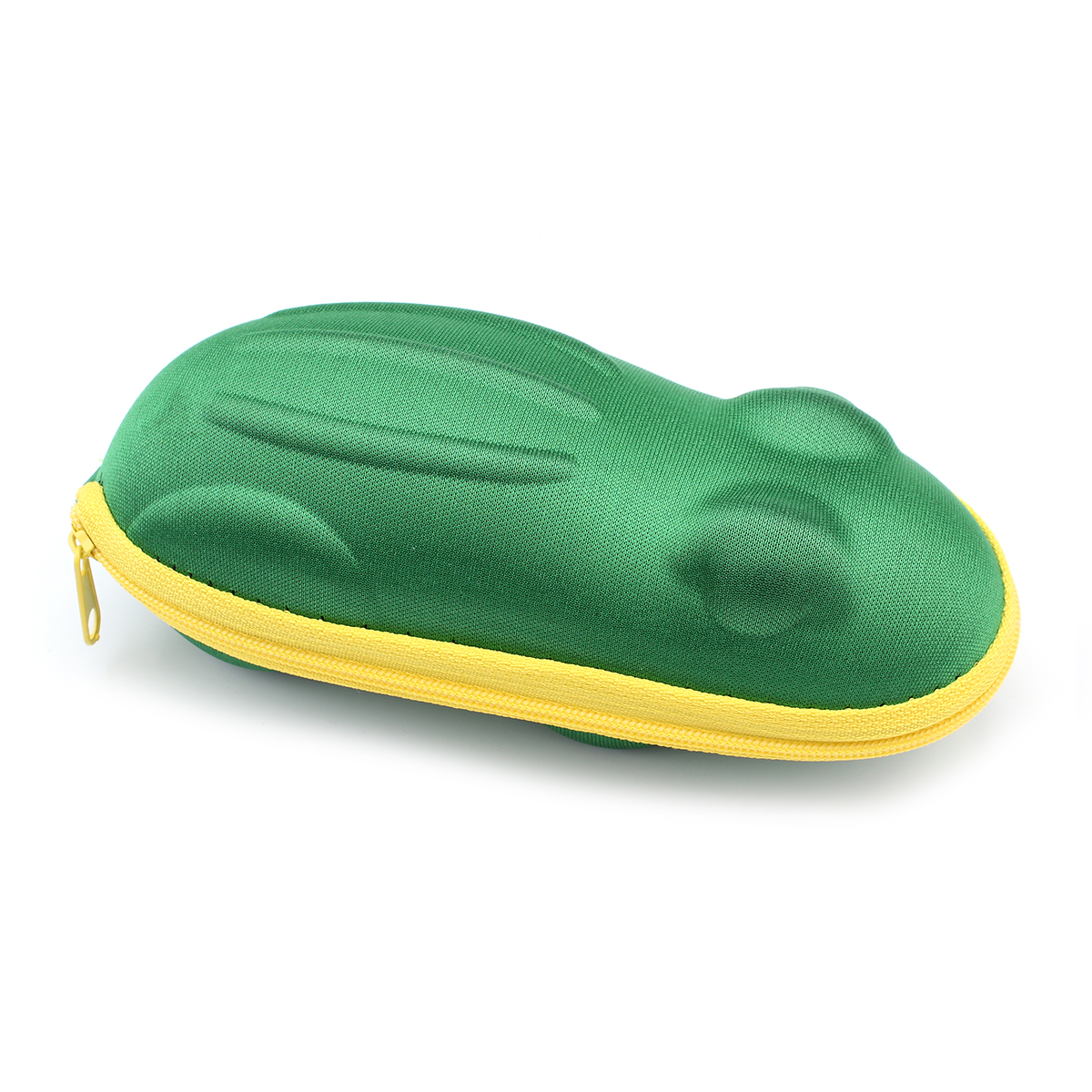 2 Frog Boxes Green2 individual a car glasses case Cartoon automobile Model children Sun glasses Box lovely zipper bag Toy box