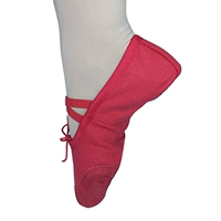 Большая красная кожаная обувь