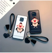 Lợn Tình yêu là đàn ông và phụ nữ Mate20Pro P20Pro thương hiệu nổi tiếng Mate20 điện thoại nova3 vỏ silicone mềm P20p - Phụ kiện điện thoại di động