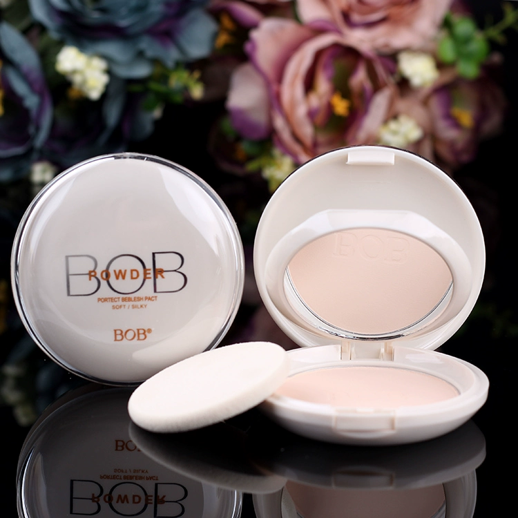 BOB Heng Cai Luminous Powder Foundation Kiểm soát dầu che khuyết điểm Kem nền dưỡng ẩm Kem nền Trang điểm Phấn khô Phấn ướt Kem nền sửa chữa khối lượng - Bột nén