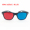 Red Blue Eyeglass Frame Frame Style - Left Blue Right Red