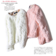 2018 mới mùa thu và mùa đông Hàn Quốc phiên bản của Haining giả lông thỏ cỏ dày ngắn áo khoác sang trọng nữ Dongdaemun Haining áo khoác nữ lông cừu cao cấp