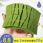 Net red beauty trứng matcha rượu vang đỏ 24 cắt trang điểm phồng bọt biển công cụ trang điểm chuyên nghiệp Kem nền BB cream - Các công cụ làm đẹp khác