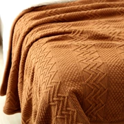 Mùa đông ấm dày lông cừu hô mền chăn len đơn giản đơn sofa cashmere thường chăn mền đi xe - Ném / Chăn