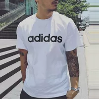Adidas, весенняя спортивная дышащая футболка с коротким рукавом, 2020, для бега