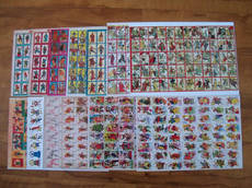 Карточки для настольных игр 新印洋画片大全（游戏牌/洋片/公仔纸/小画片/毛号）