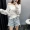 2018 mới của Hàn Quốc phiên bản của mùa hè hoang dã lỏng in thư bộ dài tay kem chống nắng áo len phần mỏng áo sơ mi nữ