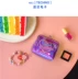 Bentoy thôi miên thêu kim loại Clip Coin Purse Girl Heart Laser Brightening Harajuku Mini Wallet ví da cá sấu Ví tiền