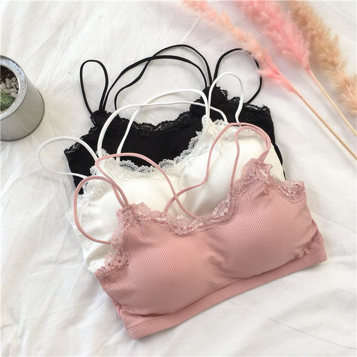 实拍已质检2761抹胸内衣防走光聚拢美背裹胸吊带背心性感少女款夏