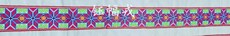 Miaoxiu 民族辅料 云南印象之特色刺绣花边 宽6cm 长5米