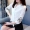 Áo voan thêu tay dài 2019 xuân mới dành cho nữ phiên bản Hàn Quốc của áo thun mỏng buộc sơ mi nhỏ sơ mi thủy triều nhỏ