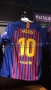 Barcelona áo 18-19 Barcelona nhà 10 đồng phục Messi 9 bộ quần áo bóng đá nam và nữ Suarez - Bóng đá găng tay thủ môn không xương giá rẻ	
