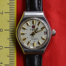 Винтажные наручные часы 瑞士产tenri/天马全自动机械手表二手女表性能很好、走时很准！