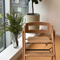 Скандинавское складное детское обучающее кресло из натурального дерева для еды, детский стульчик для кормления домашнего использования