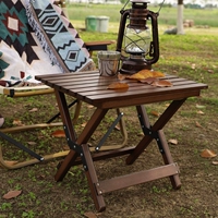 16 -летний магазин открытые лагеря, складной складной стол с твердым деревом, стул маза, два стола и стулья