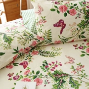 Cotton cũ thô vải tấm mảnh duy nhất nhỏ tươi bông vườn vải mềm mat ký túc xá giường 1.5 1.8 m giường