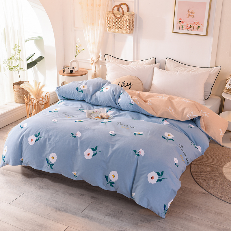Elegant Floral Fragrancemofi  Home textiles Pure cotton wool Quilt cover singleton  1.5 Bed student 1.2m Cotton thickening Double Quilt cover 200 * 230