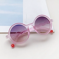 Светлые пурпурные полупрозрачные каркасные очки