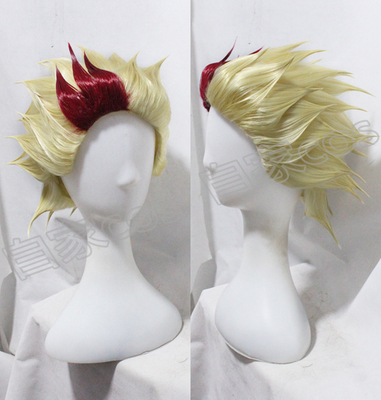 taobao agent Game wig COSPLAY hero Lianmeng LOL COS Luo Xia forehead picking dyeing custom fake hair