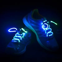 Huỳnh quang ren ren sáng sẽ tỏa sáng các ren sáng tạo màu sắc hoang dã đèn flash giày cao dây giày jordan