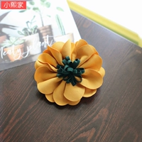 Глубокий имбирный желтый зажим для волос 1