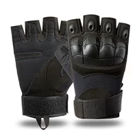 Тактические уличные износостойкие перчатки подходит для мужчин и женщин для тренировок, без пальцев
