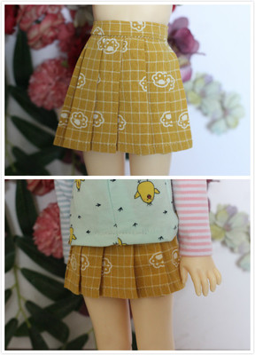 taobao agent 【Oops BJD】BJD SDM YOSD dolls with pleated skirt 4 points and 6 points grid JK cat claws are full of free shipping